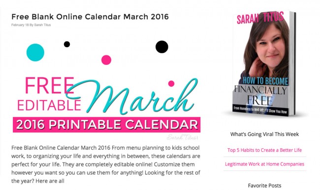 Sarah Titus Personal Branding Example