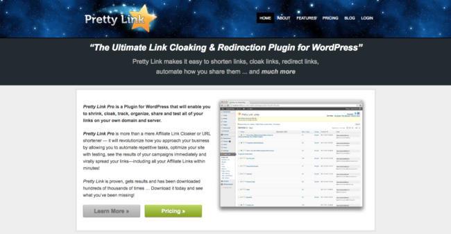Pretty Link Pro URL Shortener