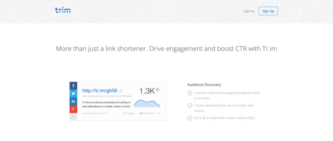 Trim URL Shortener