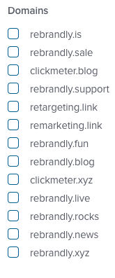 link management filter