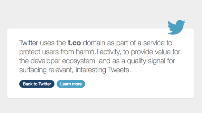 url shortening services twitter