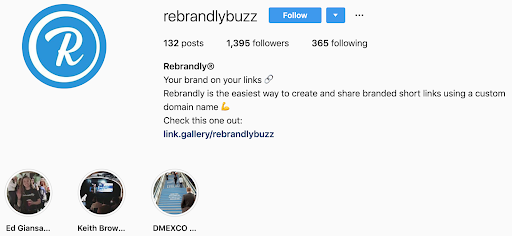 rebrandly instagram
