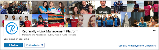 rebrandly on linkedin