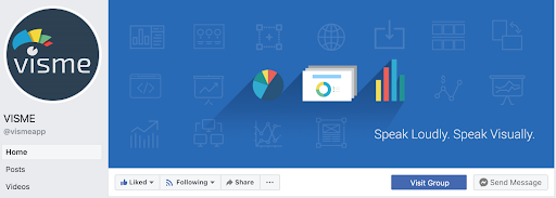 visme facebook