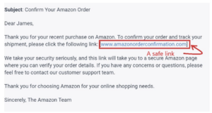safe email link